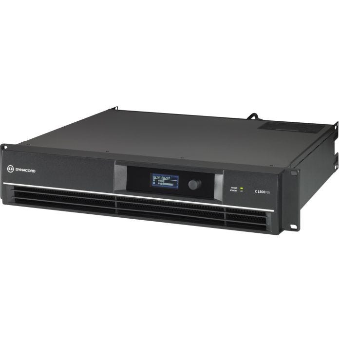 Dynacord DSP power amplifier 2 x 950W @ 4 ohms with FIR Drive, 70V/100V output, GPI remote power,