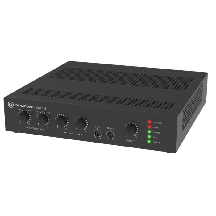 Dynacord 1 channel Mixer Amplifier, ? 19", Lo-Z / Hi-Z, 60W,