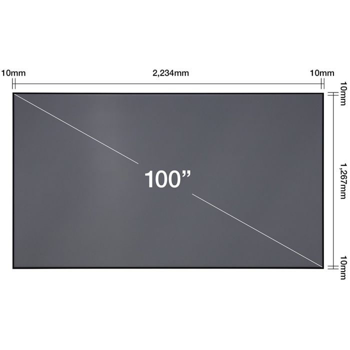 EPSON ELPSC35 Laser TV 100p Screen