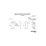 Erard 012555 montage des affichages de messages 139,7 cm (55") Noir