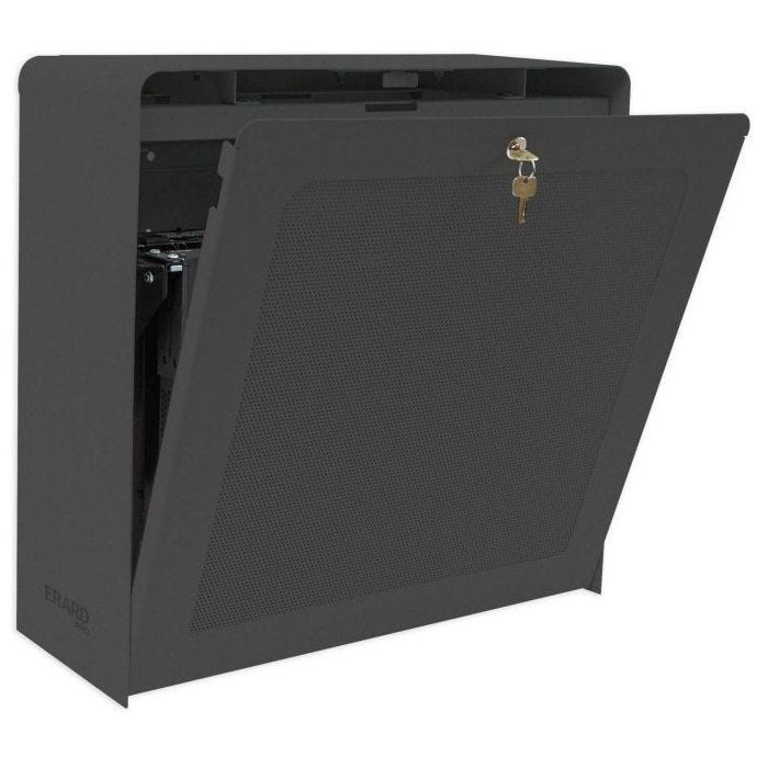 Erard 550245 étagère 4U Supports autoportants, muraux ou au sol Noir