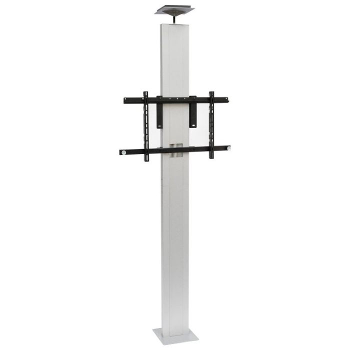 Erard 602151 support d'écran plat pour bureau Noir, Argent Du sol au plafond