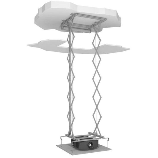 Erard 737703 support pour projecteurs Plafond Noir, Gris, Blanc