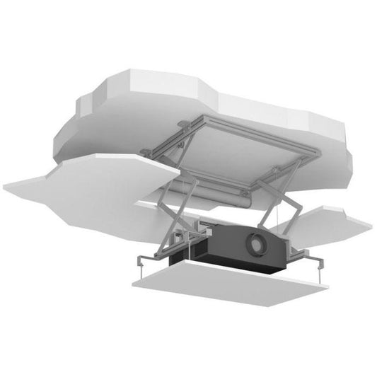 Erard 737714 support pour projecteurs Plafond Gris, Blanc