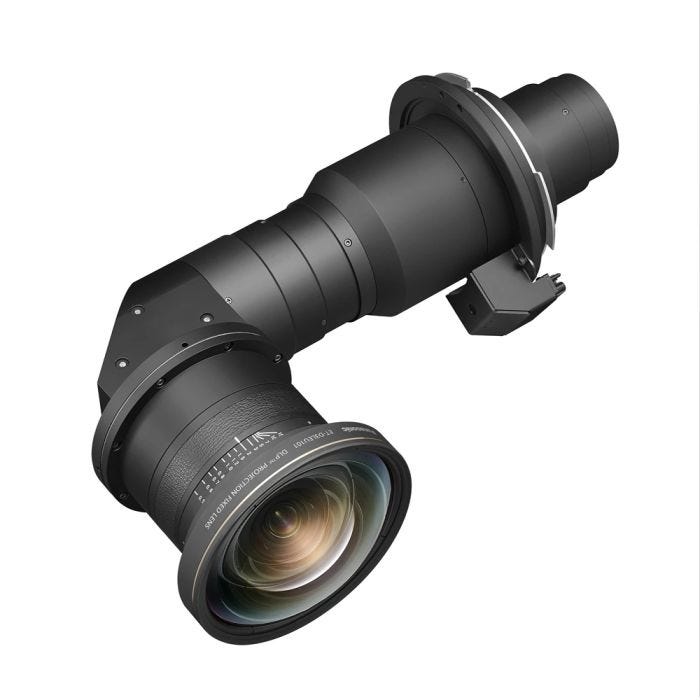 PANASONIC 0.4:1 Ultra-short-throw angled optics for 3DLP