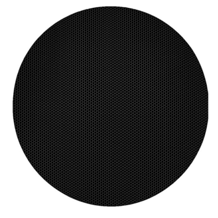 Electro-Voice C-RG-L-BK Grille magnétique ronde noire sans bord 352.6 mm, pour enceinte EVID-C6.2LP G2, EVID-C8.2HC G2, EVID-C8.1S G2