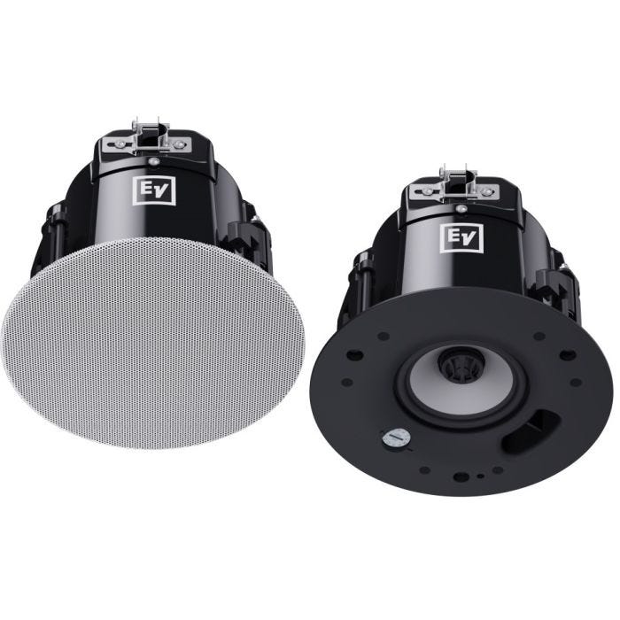 Electro Voice Ceiling speaker 4 inches, 70/100V, white, packed in pairs