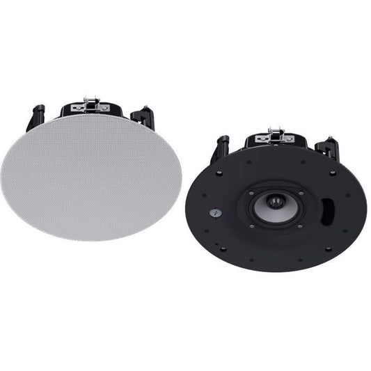 Electro-Voice EVID-C4.2LP-G2 Paire d'enceintes avec backcan, 2 voies 4", 30W en 100V, grille magnétique sans bordure, slim