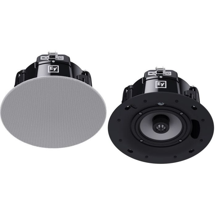 Electro Voice Ceiling speaker 6.5 inches, 70/100V, white, packed in pairs