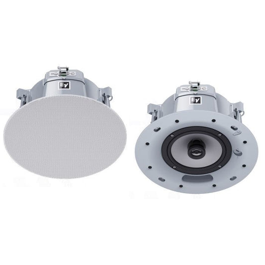 Electro-Voice EVID-EC6.2 Paire d'enceintes avec backcan, 2 voies 6.5", 30W en 100V, grille magnétique sans bordure