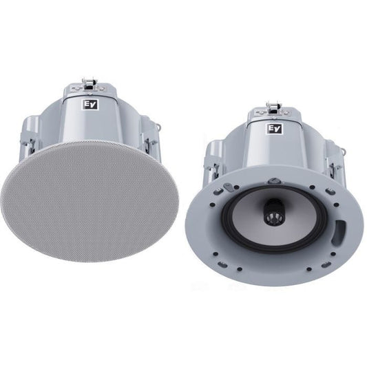 Electro-Voice EVID-EC8.2 Paire d'enceintes avec backcan, 2 voies 8", 30W en 100V, grille magnétique sans bordure