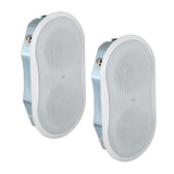 Electro-Voice EVID FM4.2 Paire d'enceintes encastrées murales 2 voies, 30W en 100V, HP 4" et radiateur passif, blanc
