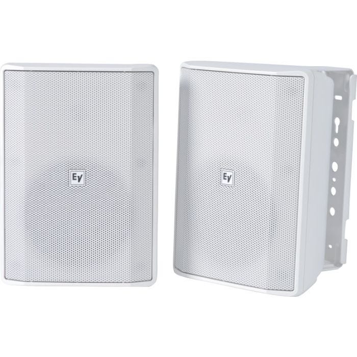 Electro Voice Speaker 5 inches cabinet 70/100V IP65 white, (Pair),EN 54-24