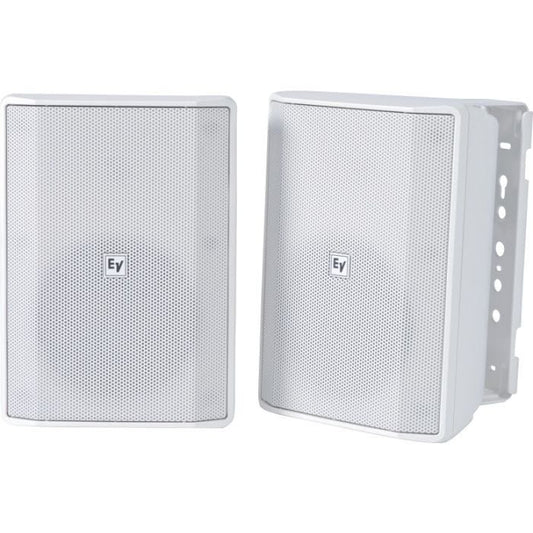 Electro Voice Speaker 5? cabinet 70/100V IP65 white, (Pair),EN 54-24