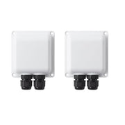 Electro Voice Weather cover with dual gland-nut for 5 inches, 8 inches white, (Pair)