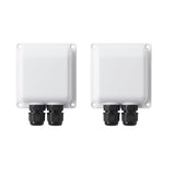 Electro-Voice WC-58DW Paire de couvercle de protection IP65, sortie double, pour EVID-S5.2 / T et EVID-S8.2 / T, blanc