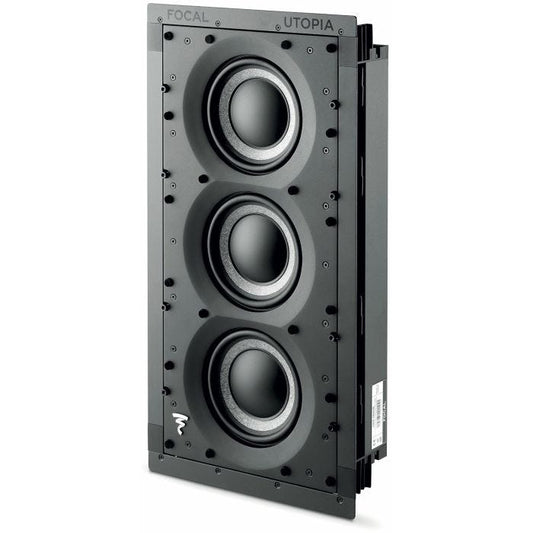 Focal In Wall Passive Closed Back Subwoofer with W Cone