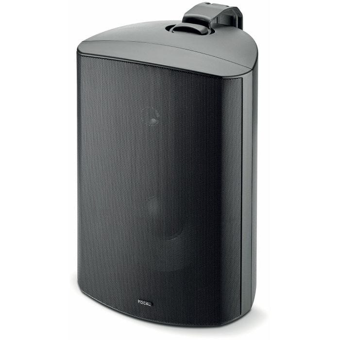 Focal 8in IP66 Outdoor Wall Mounted Outdoor Loudspeaker with Adjustable Transformer Black