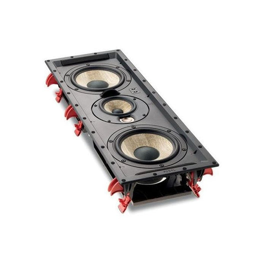 Focal 300 IWLCR6-WH Enceinte encastrée murale 2xLF Flax 16.5cm + 1x MF Flax 10cm + tweeter, 8Ω