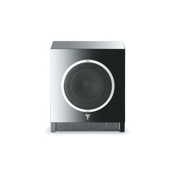 Focal SUB AIR BK Caisson de basse amplifié 110W, HP 21cm, connexion via émetteur sans fil ou RCA, noir
