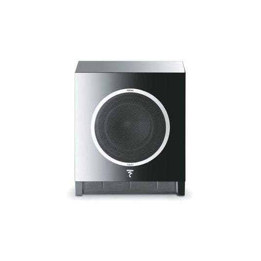 Focal SUB AIR BK Caisson de basse amplifié 110W, HP 21cm, connexion via émetteur sans fil ou RCA, noir