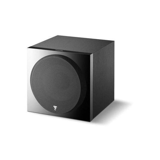Focal SUB 1000 F Noir Caisson de basse amplifié 30cm, ampli 1000W BASH, connexion RCA