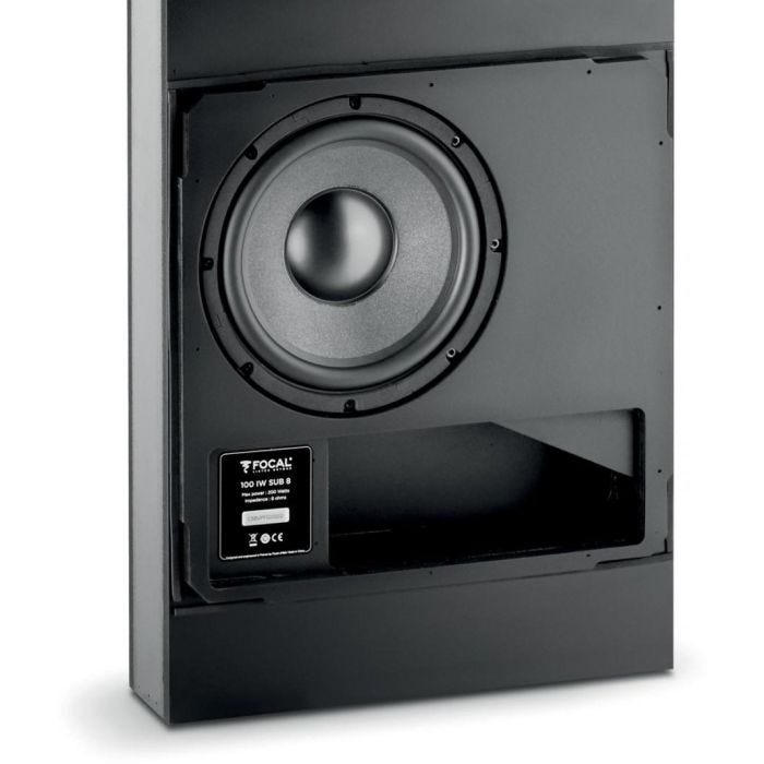 Focal 8in Built-in Subwoofer White