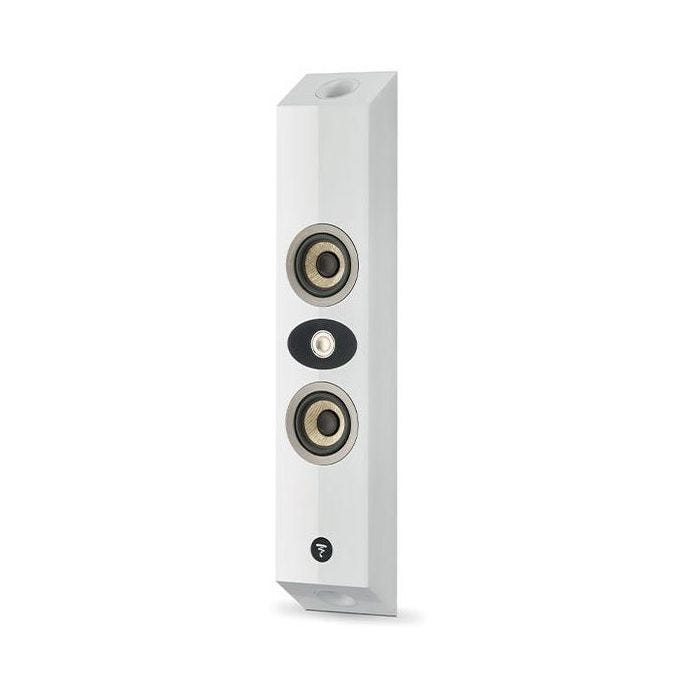 Focal On Wall 301 WH Enceinte murale 2 voies avec 2 haut-parleurs à membrane en lin (Flax).