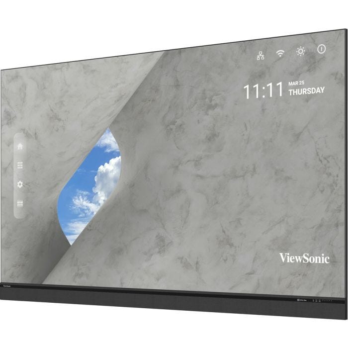 Viewsonic, 136inch Direct View LED Display, 3840x2160P, 13Bit, Refresh Rate 3840Hz, Pixel Pitch 0.7mm, Hdmi Input & Output, COB, Black