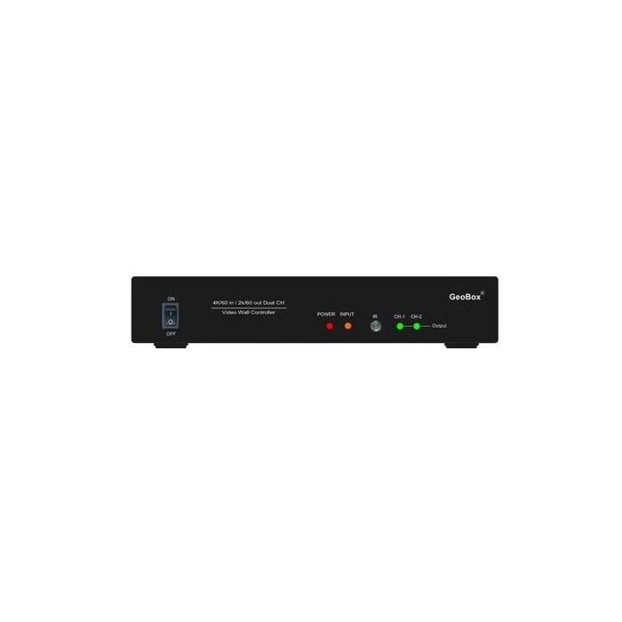 Geobox Dual CH 4k/60 Video Wall Controller