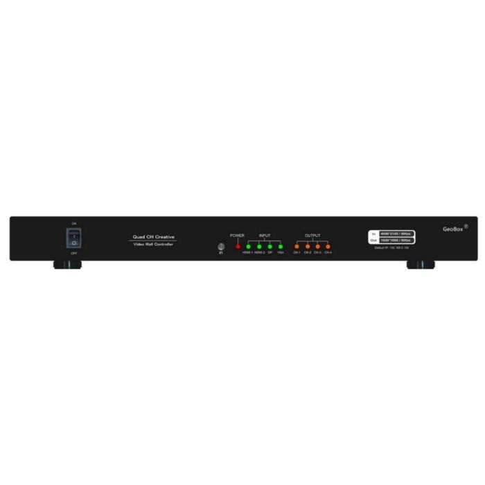 Geobox 4 CH Video Wall Controller, Irregular VI