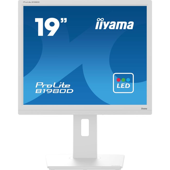 Iiyama 19â€™â€™ Prolite B1980D, LED-backlit monitor with height adjustable stand