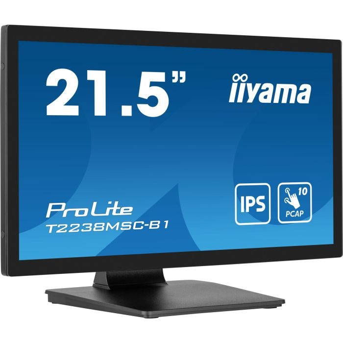 21.5" Bonded PCAP Bezel Free 10P Touch w