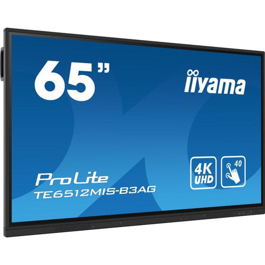 iiyama TE6512MIS-B3AG écran tactile 65 pouces LCD 4K Ultra HD