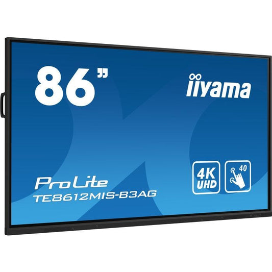 iiyama ProLite TE8612MIS-B3AG 86in 4K Ultra HD Interactive Touchscreen Diplay
