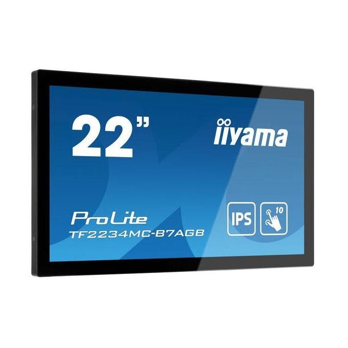 iiyama ProLite TF2234MC-B7AGB écran plat de PC 54,6 cm (21.5") 1920 x 1080 pixels Full HD LED Écran tactile Multi-utilisateur Noir