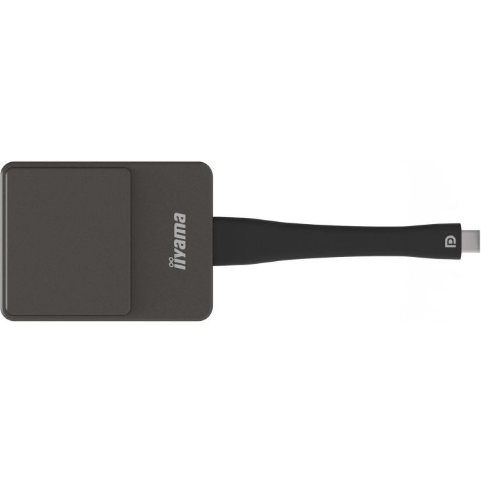 iiyama WP D002C connecteur de télévision intelligent USB 4K Ultra HD Noir, Argent