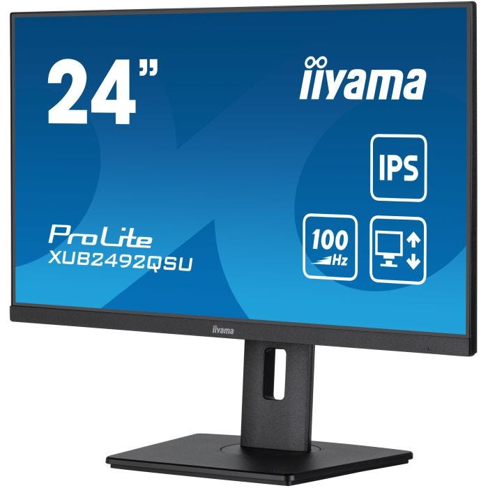iiyama ProLite XUB2492QSU-B1 Écran Plat PC (Wide Quad HD, 1ms)