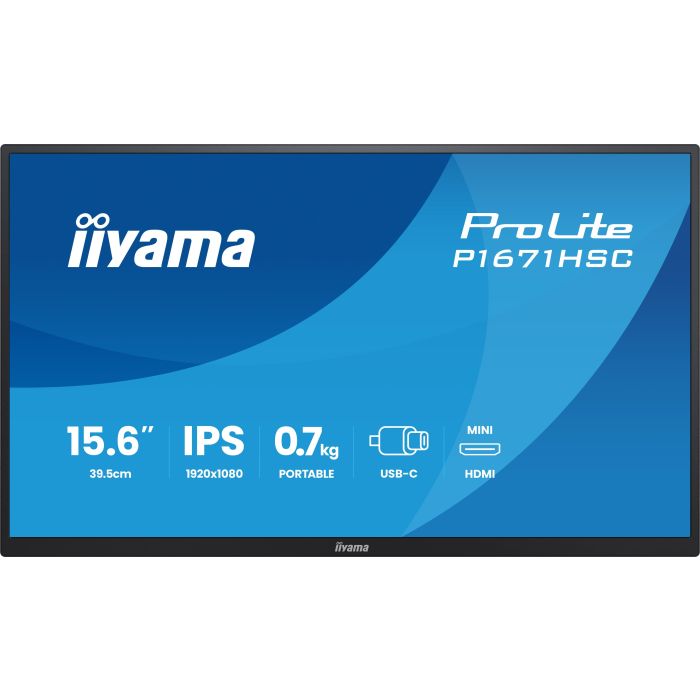 iiyama P1671HSC-B1 15.6" Portable Monito