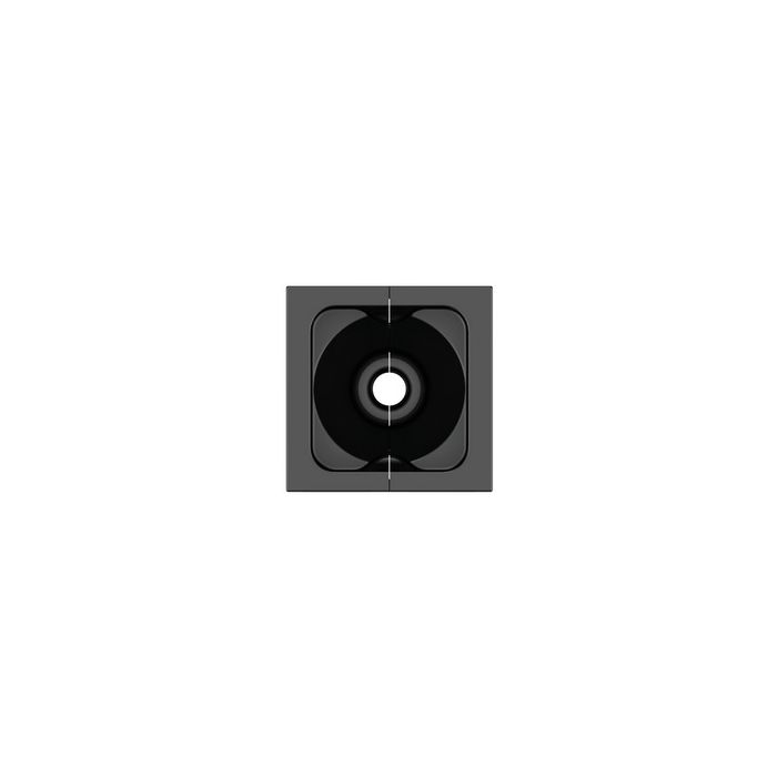 Kramer Black Pass-through module with 1 hole