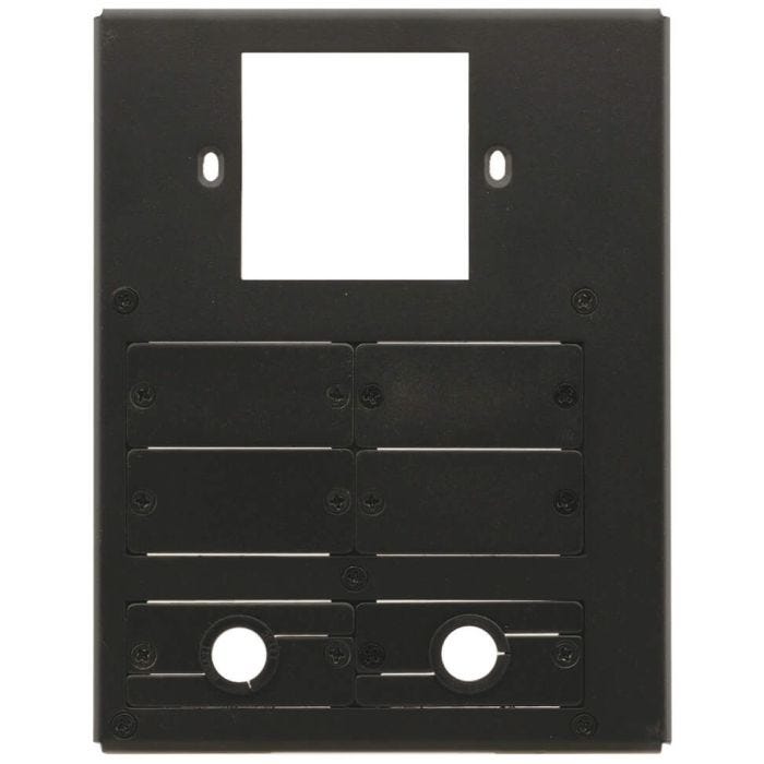 Kramer TBUS-1A Inner Frame for 2 power sockets. Includes: 2X cable pass through inserts, 4X blank inserts.
