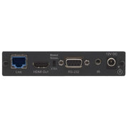 Kramer 4K60 4:2:0 HDMI HDCP 2.2 Compact 2-way PoE Receiver with Ethernet, RS-232 & IR over Extended-Reach HDBaseT