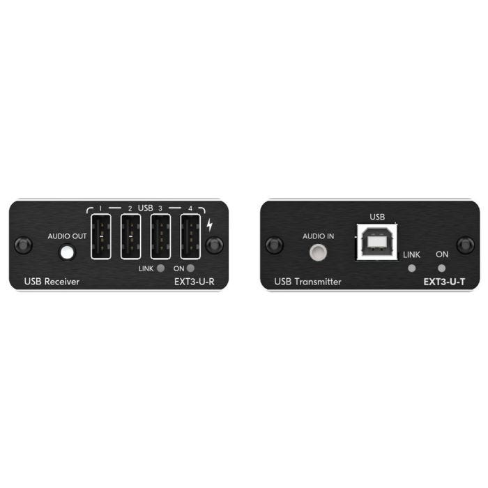 Kramer USB 2.0 with RS-232 & Audio PoC extender over extended-reach HDBT