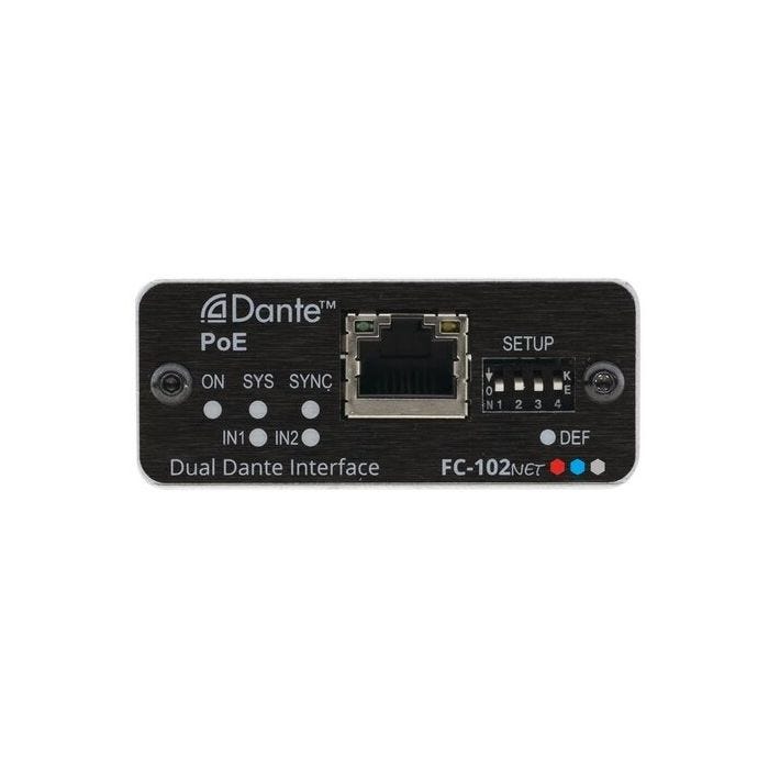 Kramer 2-Channel Dante Encoder & PoE Acceptor