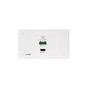 Kramer 4K60 4:2:0 HDMI 2-gang Wall-plate Receiver over PoE Long-Reach HDBT (EU, UK, US-D)