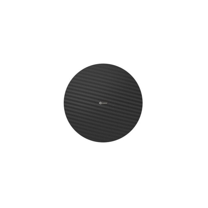 Kramer 60-000130 8in, PoE powered Dante ceiling speaker, white/black (single)
