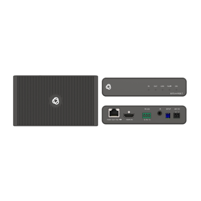Kramer 50-80612090 4K60 4:4:4 HDR HDMI PoE Transmitter with RS?232 & IR over Long?Reach HDBaseT