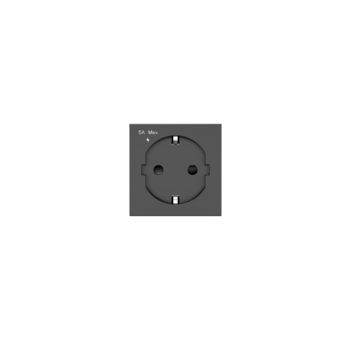 Kramer Single Black German Power Socket Modules for all Kramer Enclosures, Type F