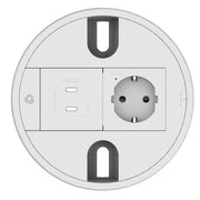 Kramer T-IN2-RND1(A) BaselineTabletop Connectivity Box, For 2 Modules