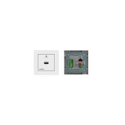Kramer 4K60 4:2:0 HDMI 1-gang PoE Wall-plate Transmitter with RS-232 & IR over Long-Reach HDBaseT (EU, UK, US-D)